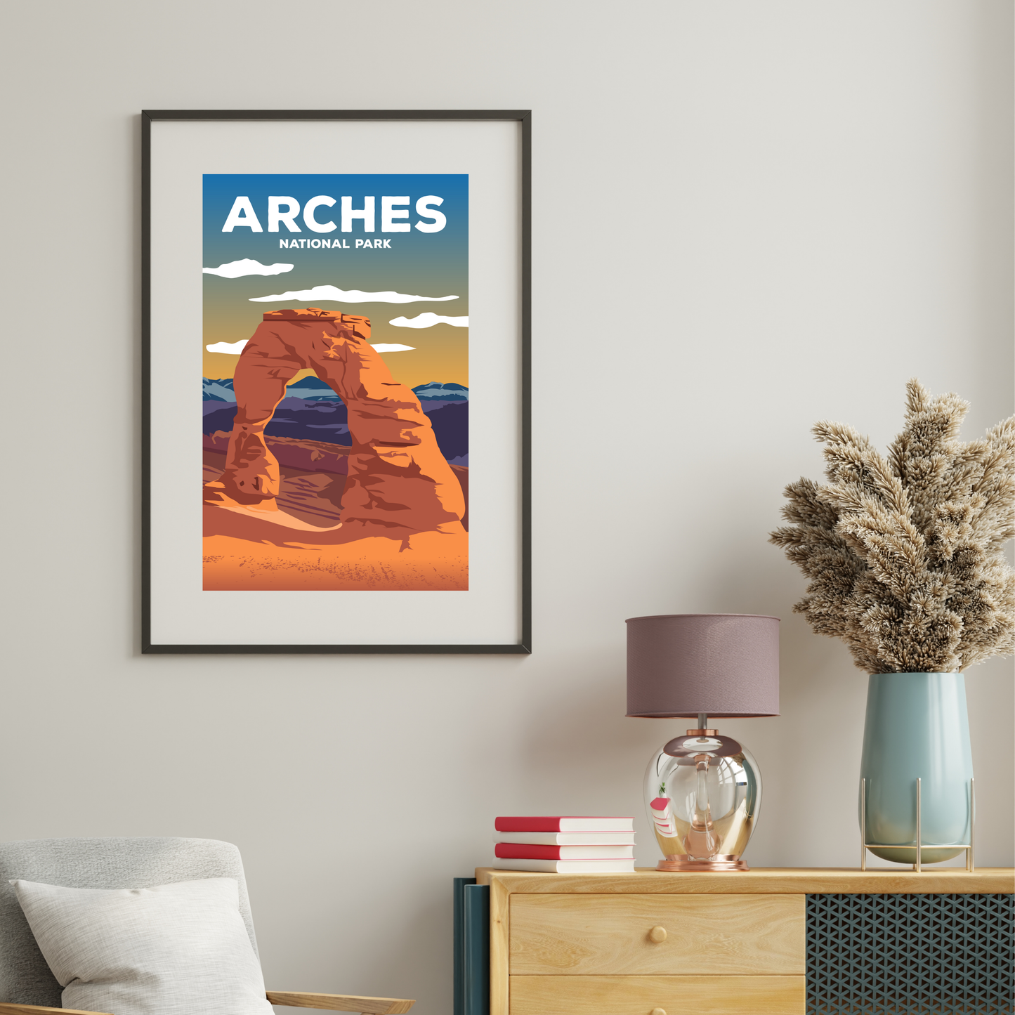 Arches National Park Poster | Arches Wall Art Print