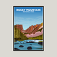 Rocky Mountain National Park Poster | Rocky Mountain Wall Art Print