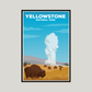 Yellowstone National Park Poster | Yellowstone Wall Art Print