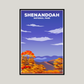 Shenandoah National Park Poster | Shenandoah Wall Art Print