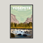 Yosemite National Park Poster | Yosemite Wall Art Print