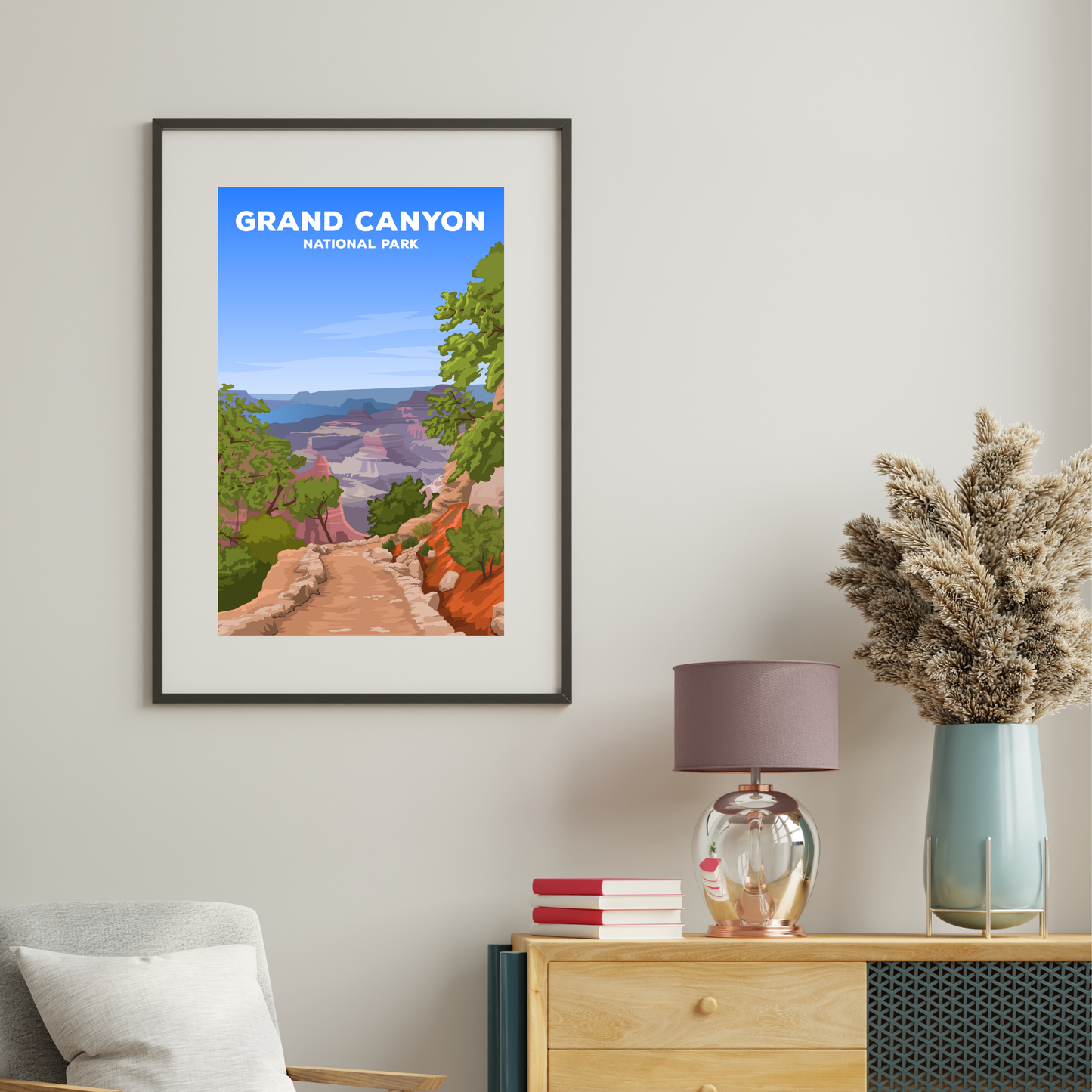 Grand Canyon National Park Poster | Grand Canyon Wall Art Print