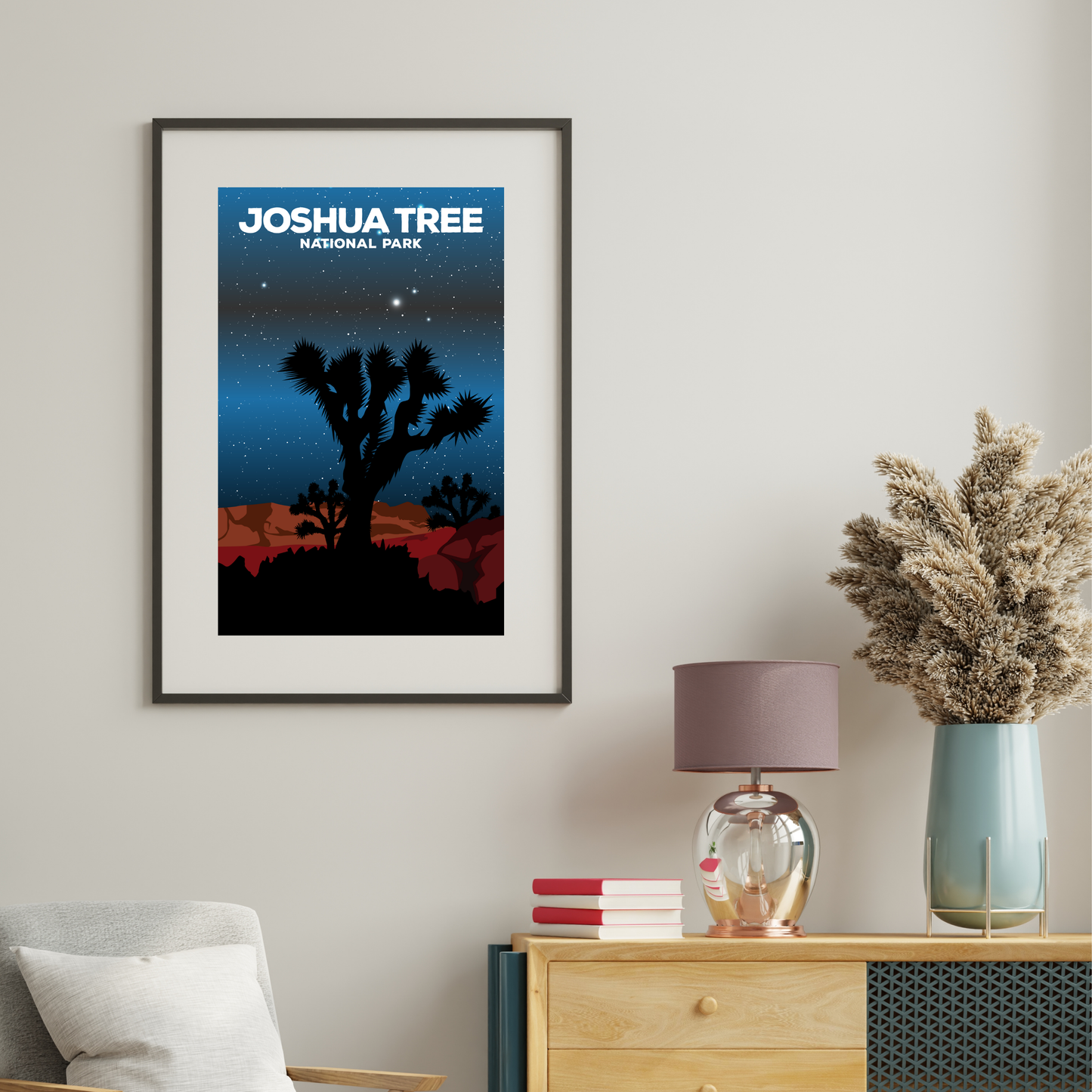 Joshua Tree National Park Poster | Joshua Tree Wall Art Print