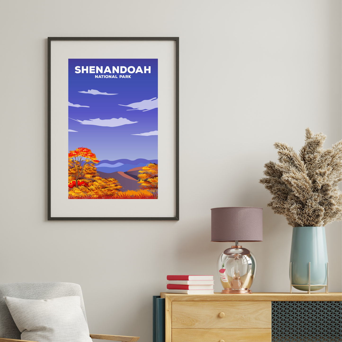 Shenandoah National Park Poster | Shenandoah Wall Art Print