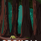 Sequoia National Park Poster by ParksPosters, minimalist hand-drawn art